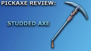 Studded Axe Pickaxe Review  Sound Showcase  Fortnite Battle Royale [upl. by Bobbye78]