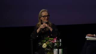 Rendezvous avec Meryl Streep  Meryl talks about watching movies [upl. by Cochrane]