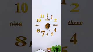 💥💥Very Useful 3d Wall Clock shorts TechzWar [upl. by Ydnahs]