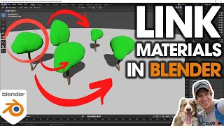 How to Link Materials Across Objects in Blender [upl. by Antonella]