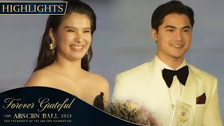 Anji Salvacion and Eian Rances Star Magic Fan Favorite Award  ABSCBN Ball 2023 [upl. by Ellita]