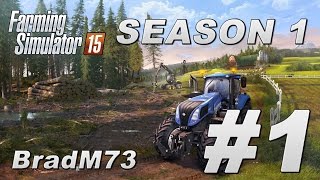 Farming Simulator 15  Season 1  Episode 1  Exploring Bjornholm [upl. by Clive910]