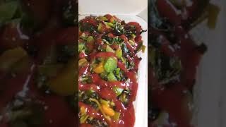 DIET FOOD callaloo with white rice [upl. by Yznel3]