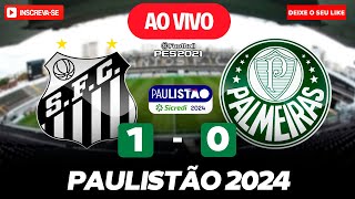 SANTOS LARGA NA FRENTE NA FINAL DO PAULISTA  JOGO DE HOJE  ASSISTA AGORA AO VIVO NO PES 21 [upl. by Kaete]