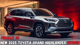 FIRST LOOK 2025 Toyota Grand Highlander Hybrid  Spot the Difference [upl. by Noyart]