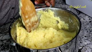 How To Make Semovita  How To Make Fufu  Fufu Recipes  The Joyful Cook [upl. by Wichern287]