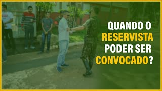 Serviço Militar Obrigatório  Quando o reservista pode ser convocado [upl. by Ylek583]