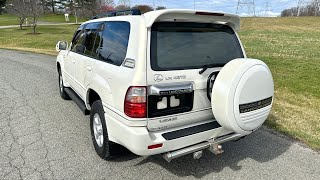 1998 Toyota Land Cruiser VX Limited HDJ101  TURBO DIESEL  JDM  DRIVING VIDEO [upl. by Latimore]