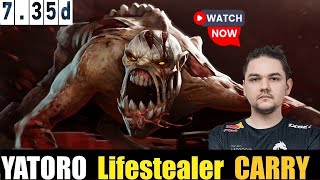 🤯 YATORO Lifestealer CARRY 735D  DOTA 2 HIGHEST MMR MATCHdota2 dota2gameplay proplayer [upl. by Atikim]