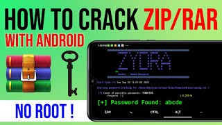 How to Open Zip Rar File without Password on Android Termux 2023  Termux Zip Password Open NO ROOT [upl. by Albric]