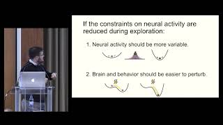 Becket Ebitz  Exploration via disrupted sensorimotor control dynamics Cosyne 2019 [upl. by Kristen903]