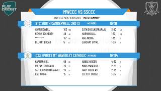 Mount Waverley Catholics 2nd XI v STC South Camberwell 3rd XI [upl. by Alejandro]