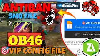 OB46 Auto headshot config file free fire aimbotaimlock  Headshot config file free fire max [upl. by Ecydnak]