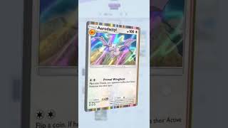 Aerodactyl foil Showcase pokemon pokemontcg [upl. by Llenal]