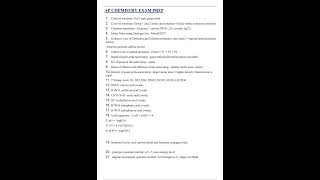 AP CHEMISTRY EXAM PREP Latest 2024 2025 Actual Questions and Answers 100 Correct [upl. by Eam]