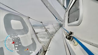 Sailing SV Pardon My French 2018 Swiftsure in 4K [upl. by Ahseinar705]