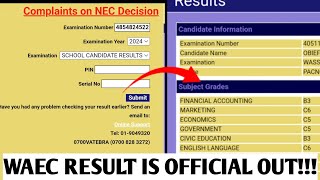 HOW TO CHECK WAEC RESULT 2024 Stepbystep [upl. by Aniret]