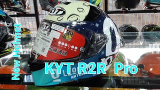 New KYT R2R Pro HELMET R2Rpro UNBOXING AND First Impression [upl. by Loggins]