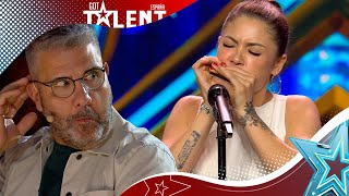 Lo que hace con la ARMÓNICA es algo inaudito  Audiciones 10  Got Talent España 2023 [upl. by Ahsinel]