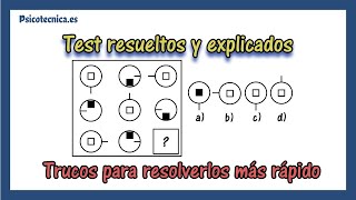 🧠 Test psicotecnico razonamiento abstracto con respuestas  con 20 ejercicios explicados [upl. by Libenson525]