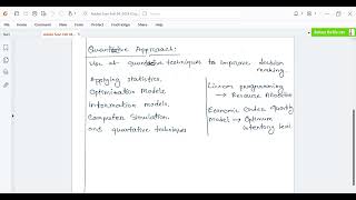 Chapter 1 11 Quantitative Approach [upl. by Alric]