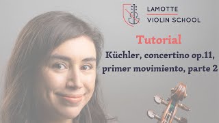 Tutorial LVS  Küchler concertino op11 primer movimiento parte 2 [upl. by Anagrom292]