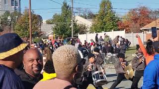 Swann Middle School Drumline And Dance Team At The 2023 GHOE Homecoming Parade [upl. by Anivas]