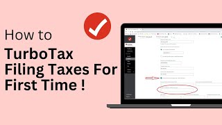 Turbo Taxes Filing Taxes For The First Time [upl. by Elleina]