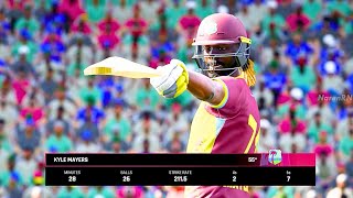 Kyle Mayers Hits 67 31 against England 🇬🇧  England vs West Indies  T20 Series  CRICKET 24 [upl. by Odnavres48]