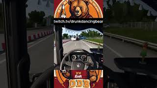 Kolega problem ets2 eurotrucksimulator2 twitch drunkdancingbear gamer streamer clip clips [upl. by Aicenad544]