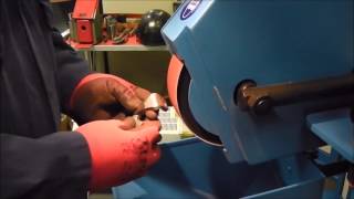 Powerfin Leopard Abrasive Belt Grinder  Overview and Operation [upl. by Eenhpad931]