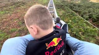 Experience Scotlands new Alpine Coaster  Rollercoaster  An 8 year olds POV review  opening Day [upl. by Mayap]