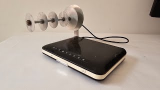 How to make a router antenna to increase the strength of the WiFi signal [upl. by Dodie]