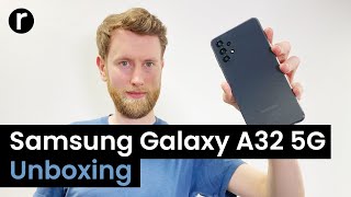 Samsung Galaxy A32 5G Unboxing and Hands On [upl. by Htevi]