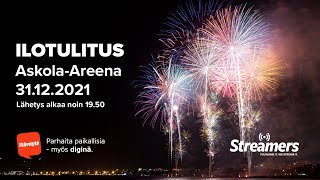 Uudenvuoden ilotulitus AskolaAreenalla 31122021 klo 2000 [upl. by Selyn470]