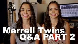 Merrell Twins  QampA Part 2 [upl. by Lukin514]