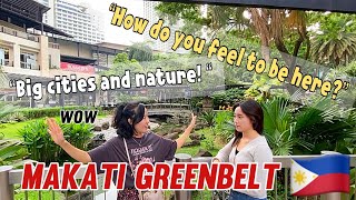 Koreans seeing Makati Greenbelt for the first time What did they feel [upl. by Hedvige]