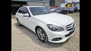 2014 BENZ E220 CDI AV EA801856 SMART KEY SUNROOF WHITE [upl. by Enortna]