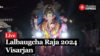 Lalbaugcha Raja Visarjan 2024 Ganpati Visarjan 2024 Live I Maharashtra Ganesh Immersion [upl. by Repard189]