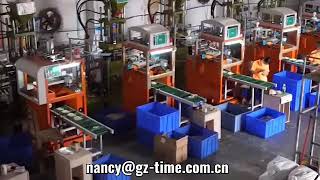 plastic hang tag string seal tag machine factory [upl. by Nonnerb]