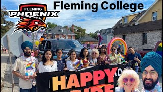 Fleming college represent the Happy Pride🏳️‍🌈  Peterborough City Ravinder Vlogs [upl. by Ebneter920]