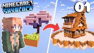 A NEW Skyblock Adventure Begins 🌱 A Minecraft Skyblock Lets Play  Ep 1 [upl. by Yhpos]