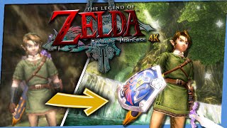 How to Remake Zelda  Twilight Princess 4K TEXTURES 169 mod and CUSTOM SHADERS [upl. by Palgrave]