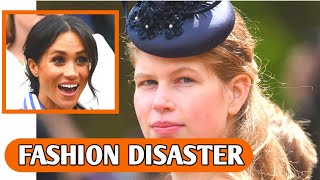 Meghan Markle Sparks OUTRAGE as Lady Louise Windsor RECYCLES Outfit for Trooping the Colour 2024 [upl. by Oiliduab]