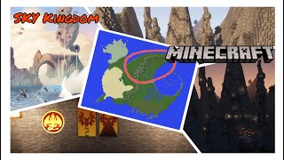 I built the sky kingdom in minecraft [upl. by Anala]