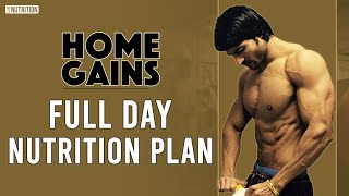 Full Day DIET PLAN  HOME GAINS by Guru Mann [upl. by Eidoow]