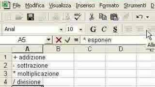 Lezione n003  parte 2  Il Foglio Elettronico Excel [upl. by Aziul]