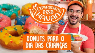 DONUTS COLORIDO ESPECIAL DE DIA DAS CRIANÇAS  HAVAN [upl. by Etnwahs623]