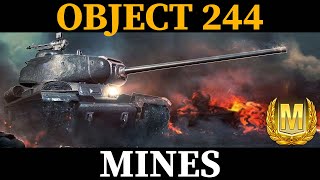 WOT Blitz  Object 244  Ace Medal  41k dmg  6 frags  Mastery Badge  Mines [upl. by Xylina]