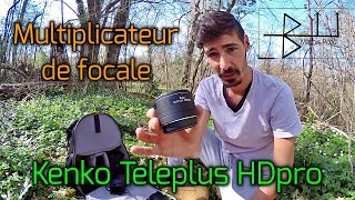 Multiplicateur de focale Kenko Teleplus HDpro [upl. by Kilam694]